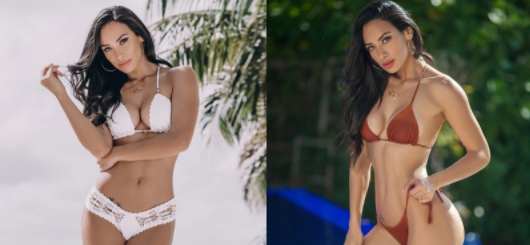 热浪来袭！比基尼妹「美乳解禁」消暑气香浓「巧克力奶」越晒越诱人